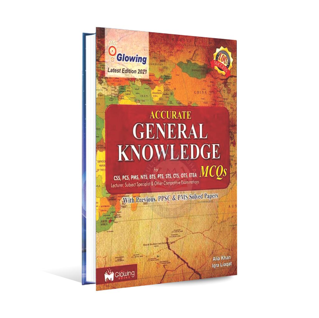 Glowing Accurate General Knowledge MCQs Book For CSS By Alia - MKG