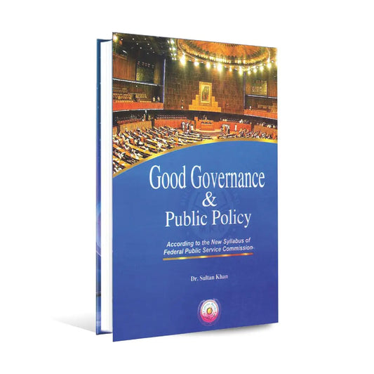 Good Governance and public policy Book by Dr. Sultan Khan Multan Kitab Ghar