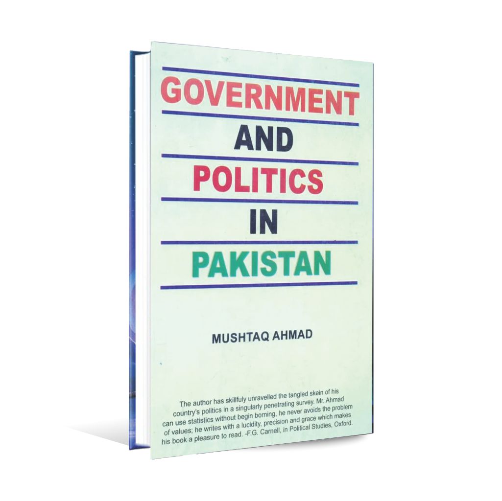 Government And Politics In Pakistan Book By Mushtaq Ahmad Multan Kitab Ghar