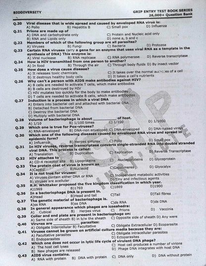 Grip MDCAT, UHS-NUMS, ETEA-DUHS SZABMU-BUHMS New 2025 Edition 26000+ Questions Bank with Past Paper's By AGHA Khan - MKG
