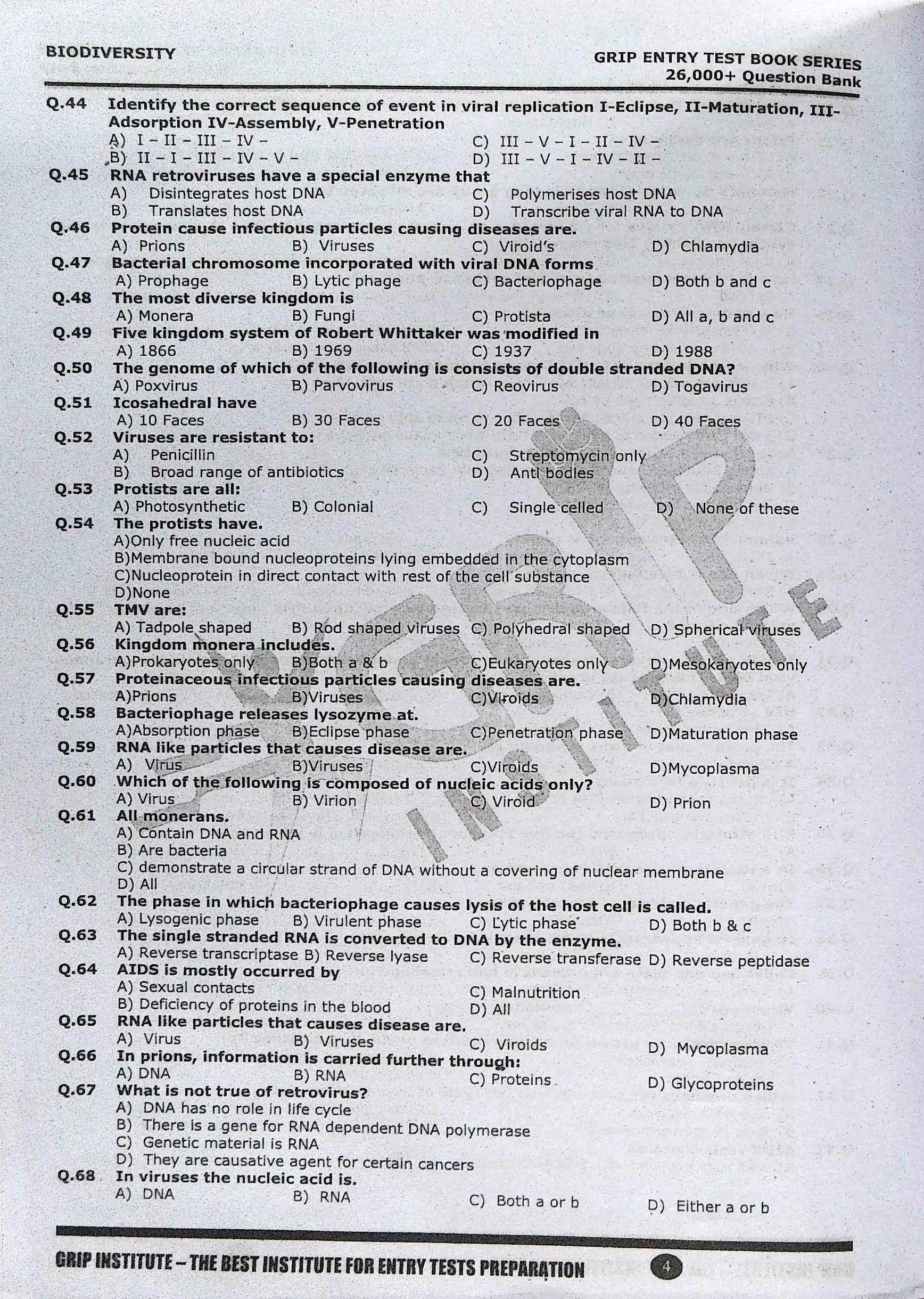 Grip MDCAT, UHS-NUMS, ETEA-DUHS SZABMU-BUHMS New 2026 Edition 26000+ Questions Bank with Past Paper's By AGHA Khan - MKG