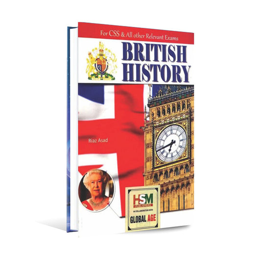 HSM British History Book For CSS By Riaz Asad Multan Kitab Ghar