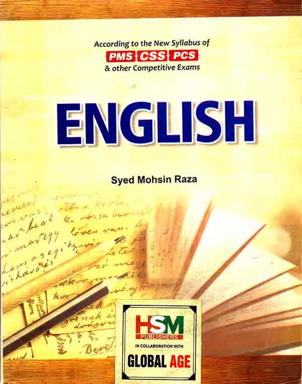 HSM English Book For PMS CSS PCS by Syed Mohsin Raza Multan Kitab Ghar