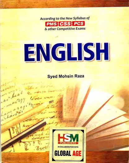 HSM English Book For PMS CSS PCS by Syed Mohsin Raza Multan Kitab Ghar