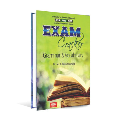 HSM Exam Cracker Grammar and Vocabulary Book for CSS PMS by Dr. M.A Raza Khawaja Multan Kitab Ghar