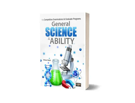 HSM General Science Ability Book For CSS By Khizar Hayat Multan Kitab Ghar