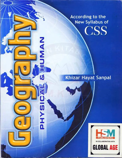 HSM Geography Physical Human Book For CSS By Khizar Hayat Multan Kitab Ghar