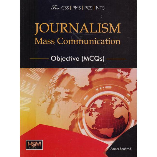 HSM Journalism Mass Communication MCQs Book by Aamer Shahzad