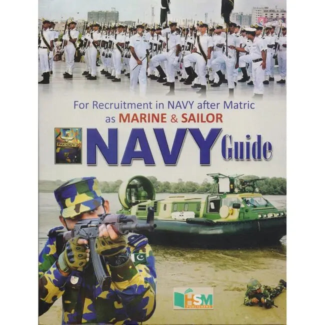 HSM Navy Recruitment Guide Book By Aamir Shahzad Multan Kitab Ghar