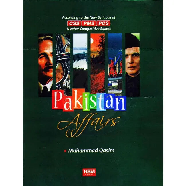 HSM Pakistan Affairs Book For CSS, PMS, PCS By Muhammad Qasim Multan Kitab Ghar