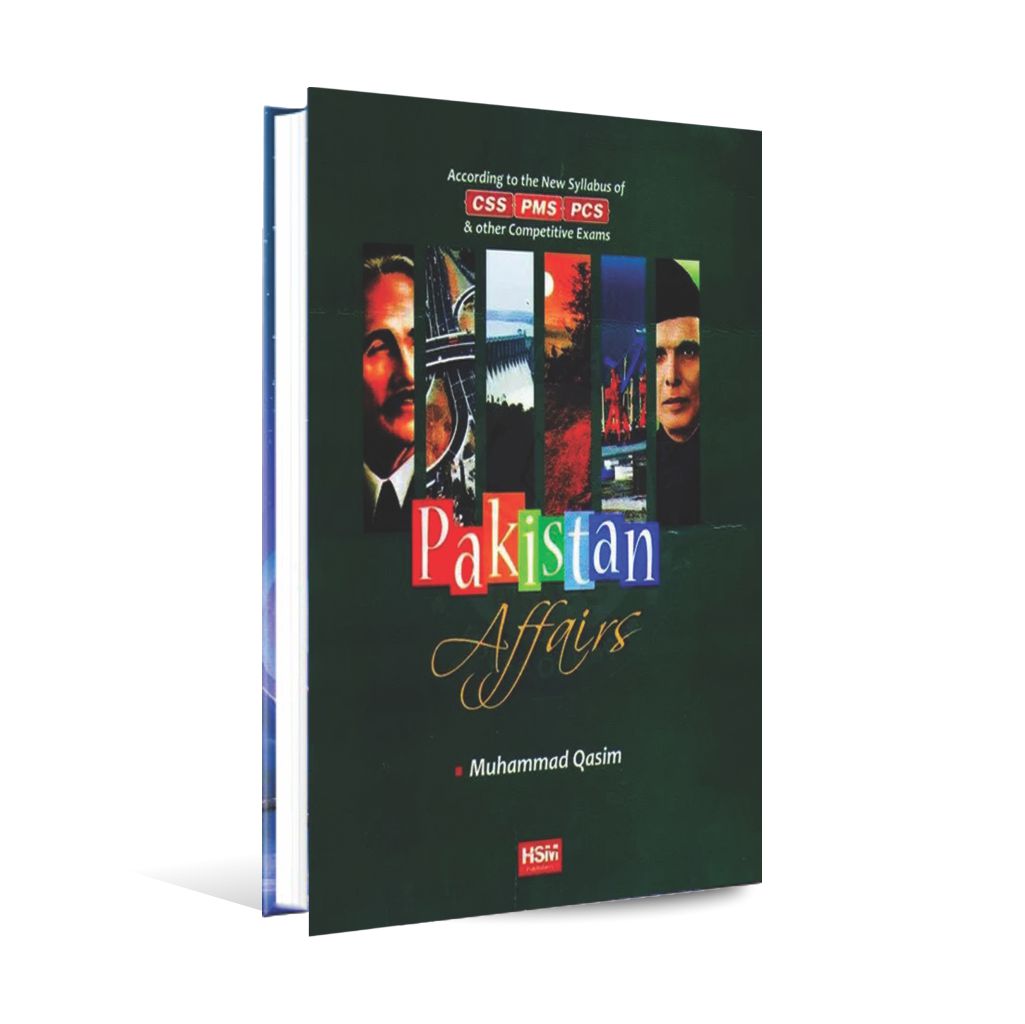 HSM Pakistan Affairs Book For CSS, PMS, PCS By Muhammad Qasim Multan Kitab Ghar