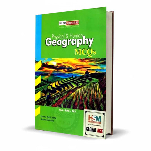 HSM Physical and Human Geography MCQs Book by Aamer Shahzad