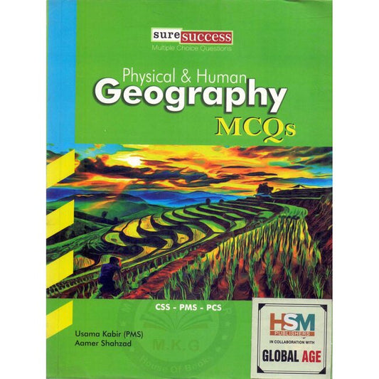 HSM Physical and Human Geography MCQs Book by Aamer Shahzad