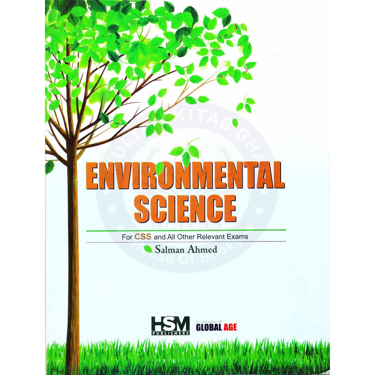 HSM Environmental Science Book For CSS By Salman Ahmad - Multan Kitab Ghar