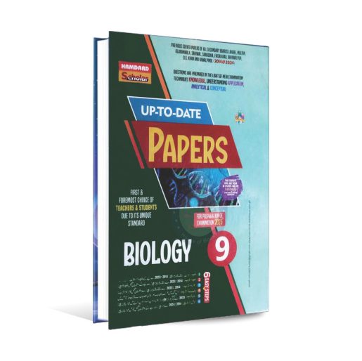 Hamdard Scholar Biology Up To Date Papers for Class 9th for Preparation of Examination 2025