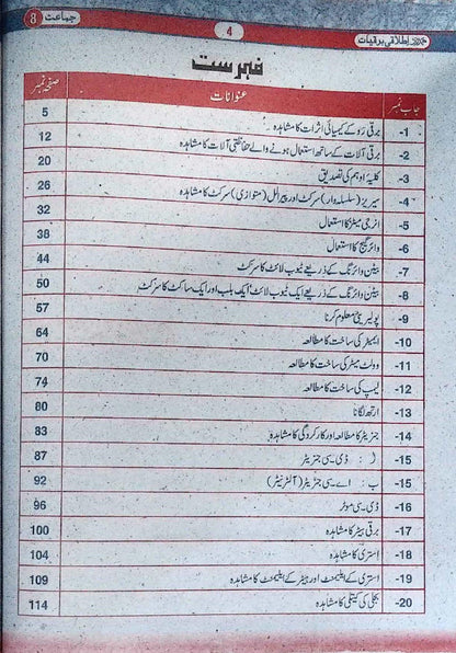 Hamdard Imtihani Itlaqi Barqiyat Class 8 Urdu Medium Guide