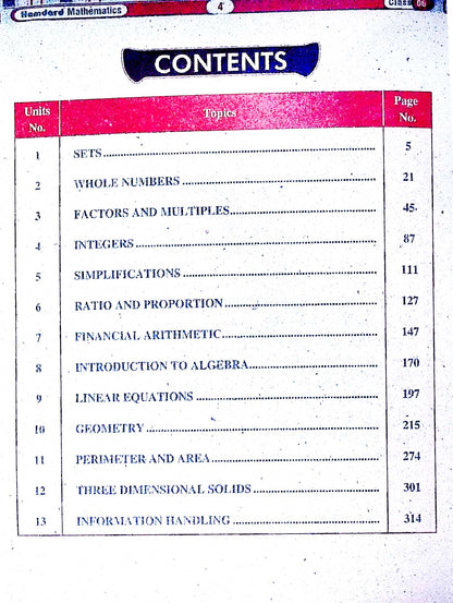 Hamdard Imtihani Mathematics Notes/ Key Book for Class 6th Solve Text Book in Urdu & English Medium