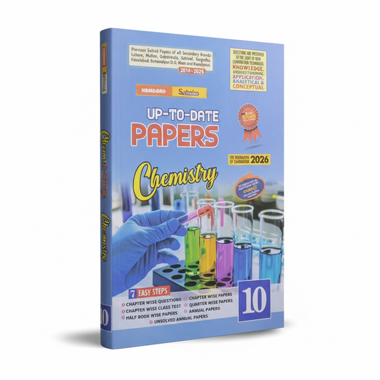 Hamdard Scholar Chemistry 10th Class Up-To-Date Papers | Exam Preparation 2026 MKG