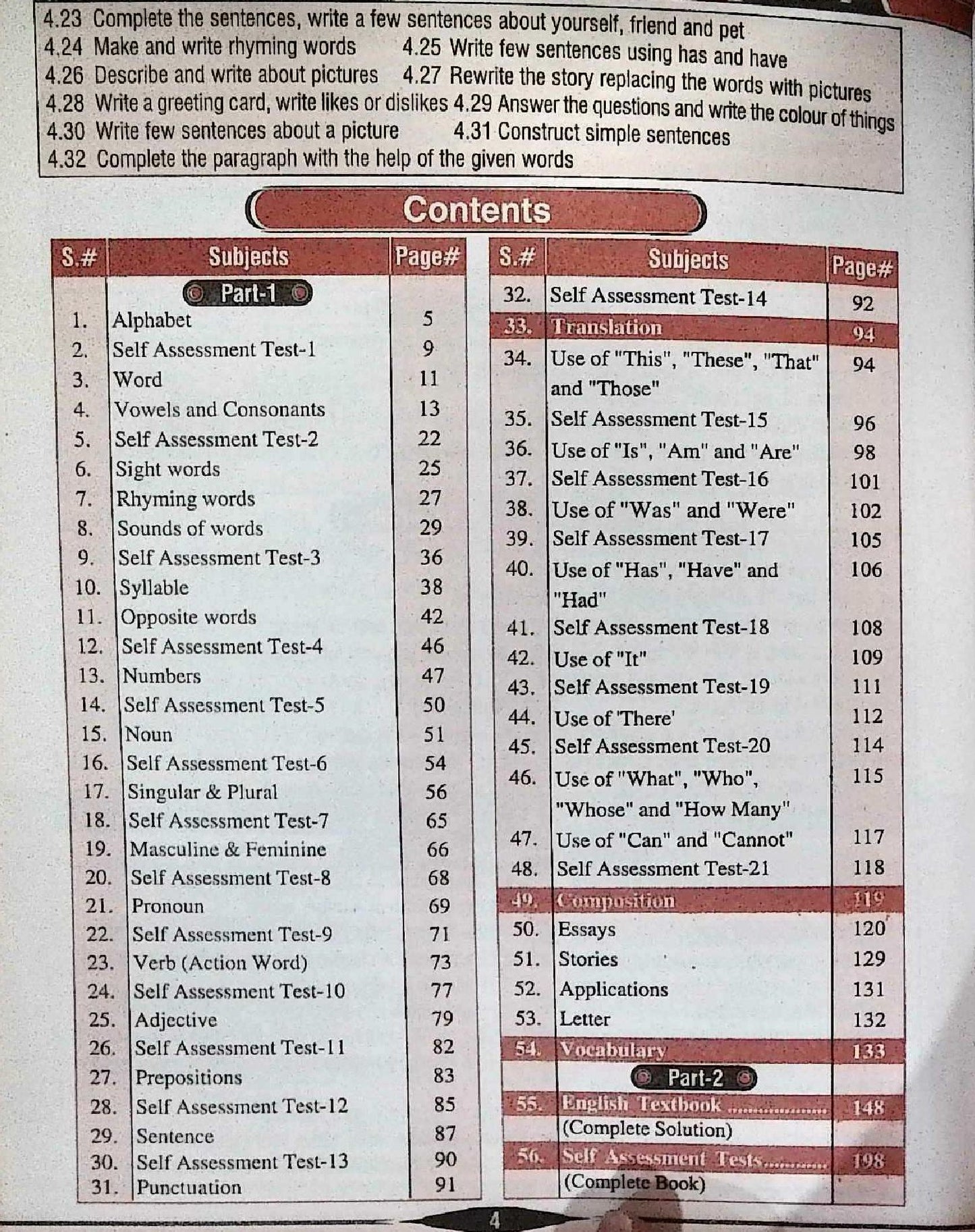 Hamdard Scholar English Grammar & Composition Class 2