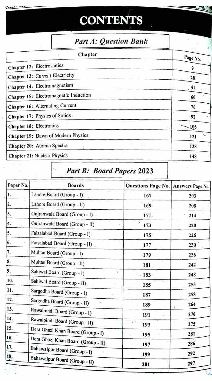 Hamdard Scholar Physics for 12th Up To Date Solved Papers for Preparation of Board Exam 2025