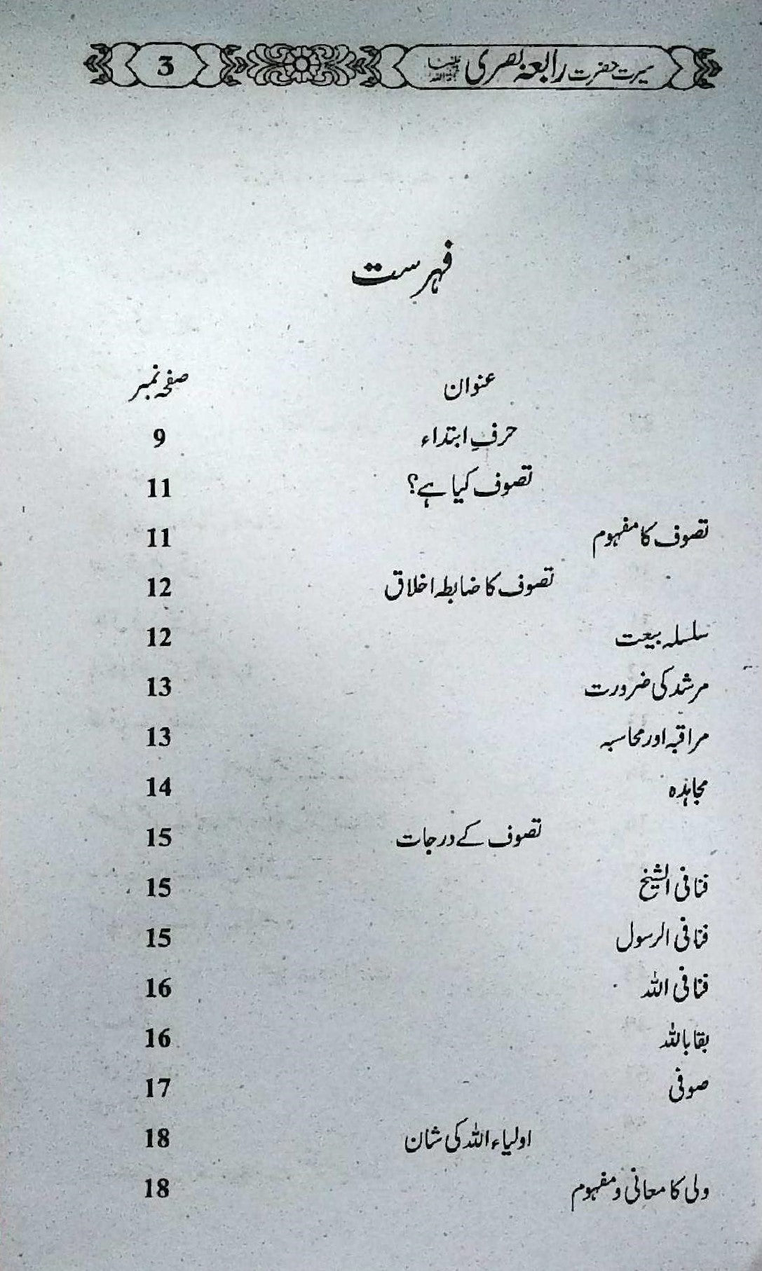 Hazrat Rabia Basri (R.A)