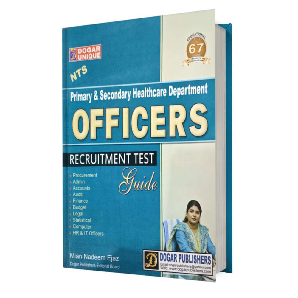 Healthcare Department Officers Recruitment Test Guide | Dogar