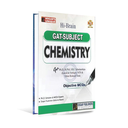 Hi Brain GAT Subject Chemistry Book For Ph.D By Dogar Unique Multan Kitab Ghar