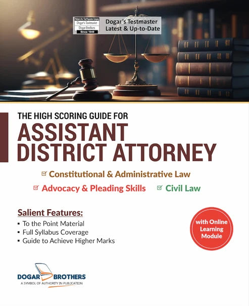 High Scoring Assistant District Attorney Guide PPSC | Dogar Brothers