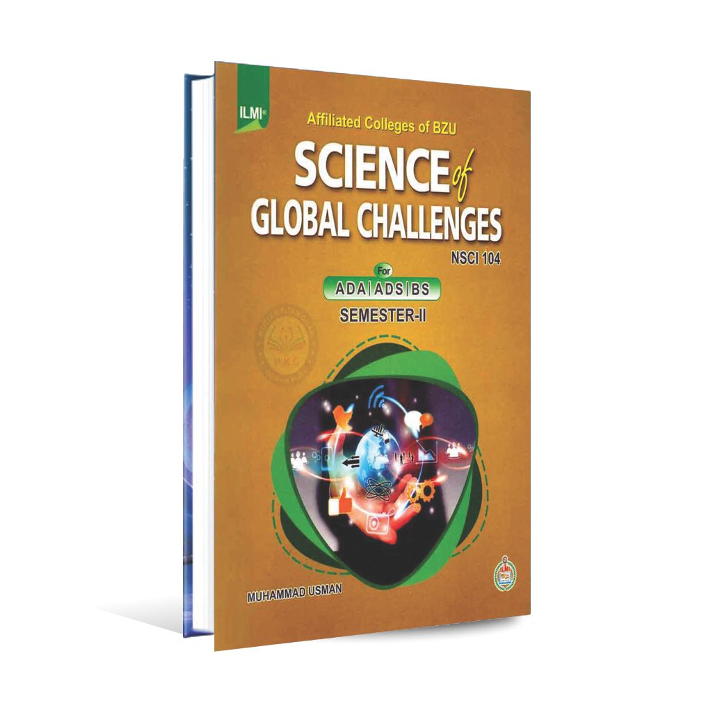 NSCl 104 Science of Global Challenges Book for ADA, ADS, BS Semester-II By Muhammad Usman Multan Kitab Ghar