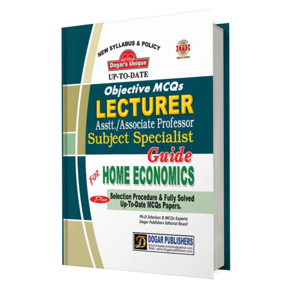 Home Economics Recruitment Guide for Lecturer Asst./Associate Professor Subject Specialist by Dogar Unique