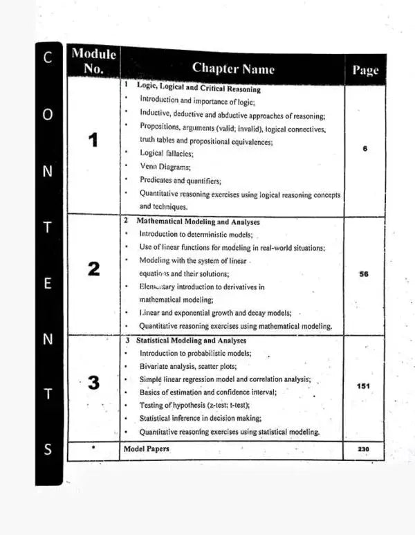 Honey A Textbook of Quantitative Reasoning-II with Solved Papers for ADA, ADS, BS By Dr. M Imran Bhatti