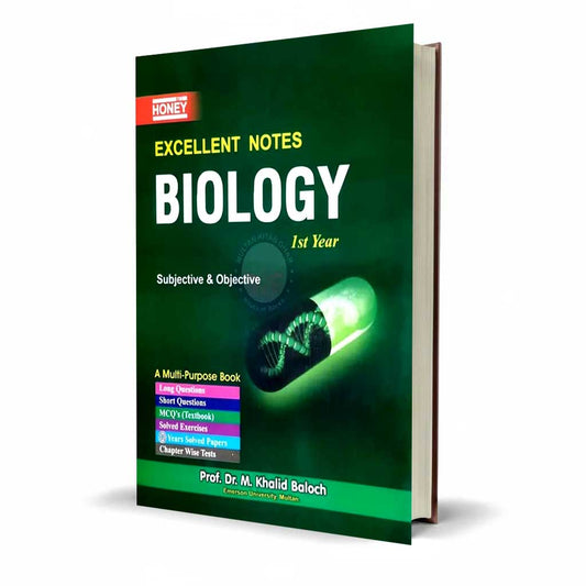 Honey Biology Excellent Notes Subjective & Objective for 1st Year By Prof. M. Khalid Baloch