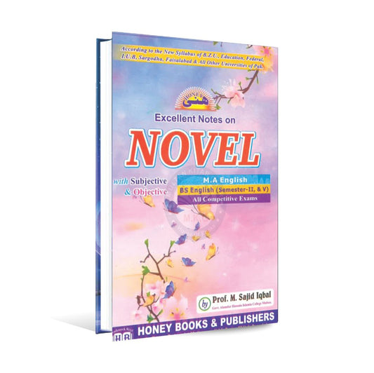 Honey Excellent Notes Book on Novel By Prof M Sajid Iqbal Multan Kitab Ghar