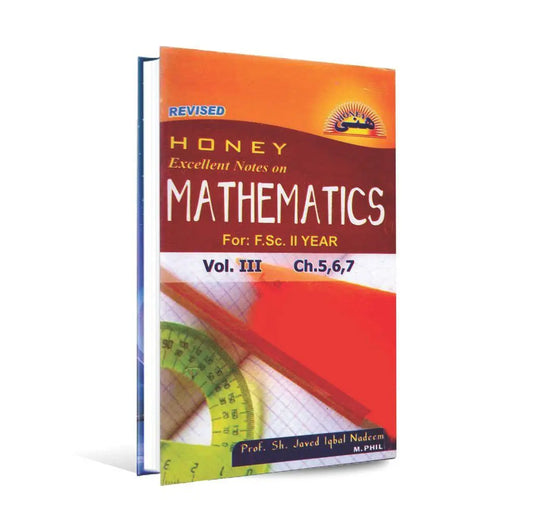 Honey Notes On Mathematics Book For F.sc II By Javed Iqbal