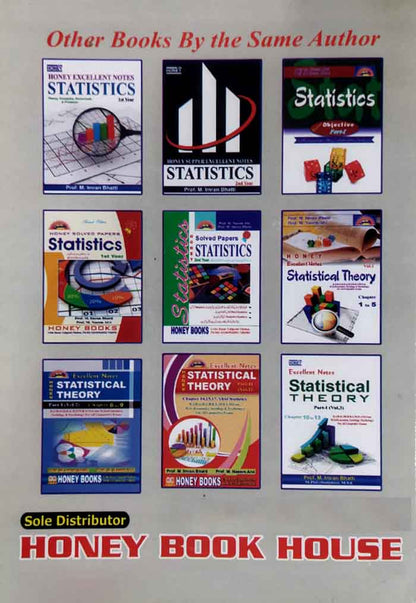 Honey Objective Statistics Book for 2nd Year By Prof. M Imran Bhatti