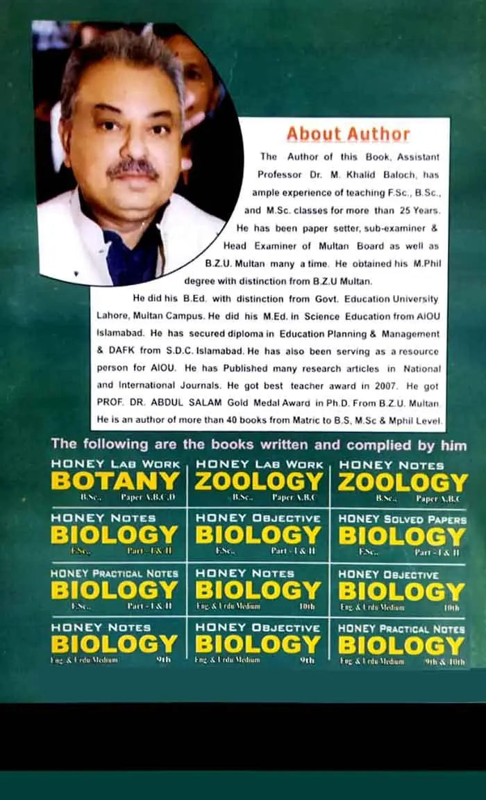 Honey Solved Biology Model Paper For Class 12 By Dr.Khalid