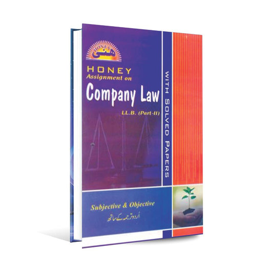 Honey Assignment on Company Law – LLB Part 2 - MKG