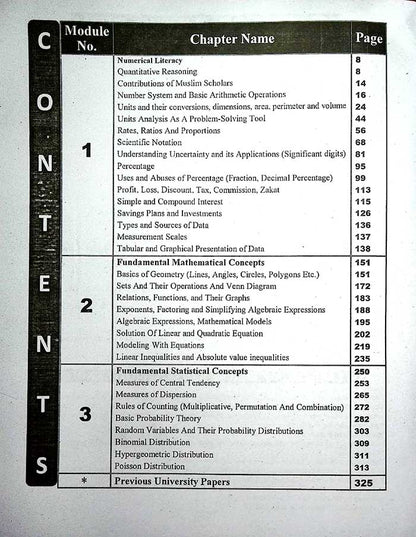 Honey A Textbook of Quantitative Reasoning-I with Solved Papers – For ADA, ADS, BS | By Dr. M. Imran Bhatti