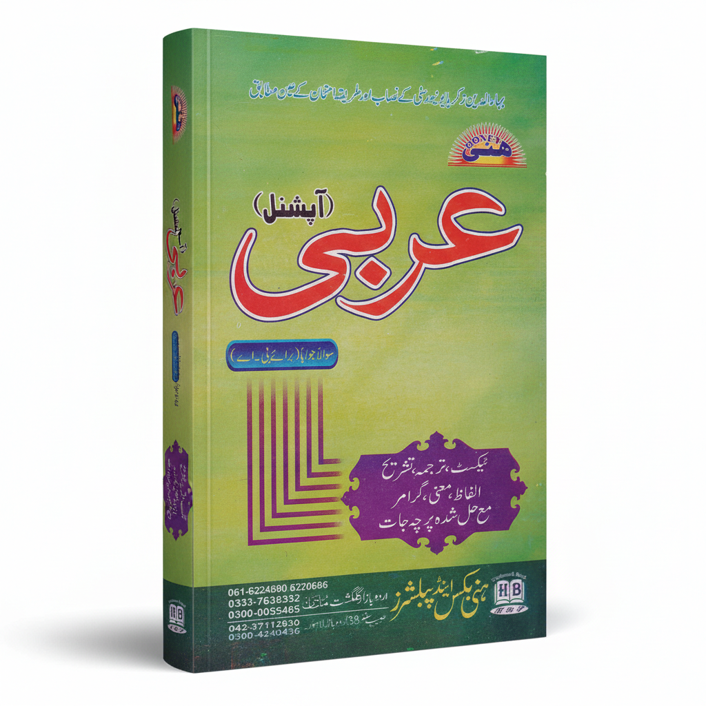 Honey Arabi Optional for BA Complete Solved Papers MKG