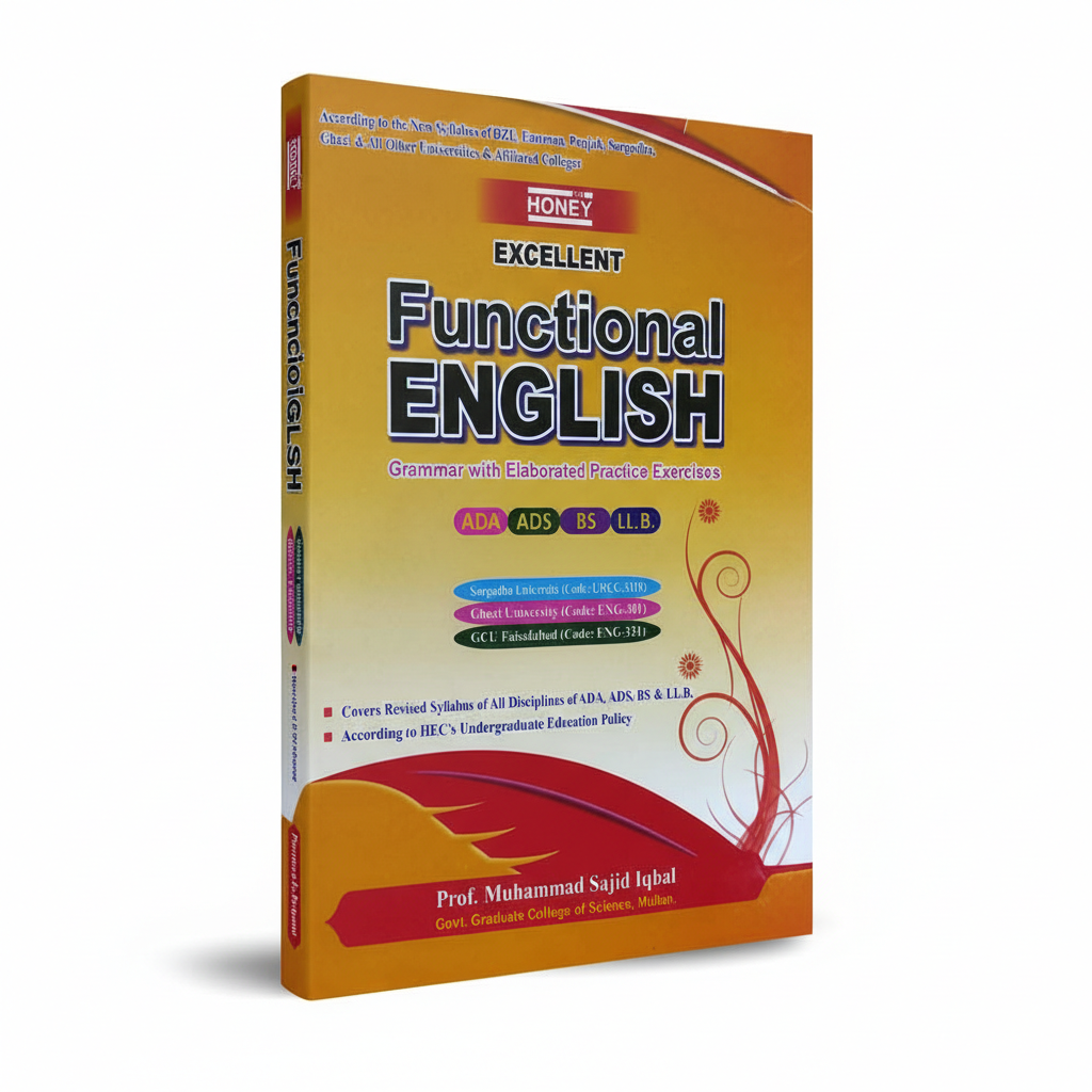 Honey Excellent Functional English Grammar for ADA ADS BS LL.B MKG