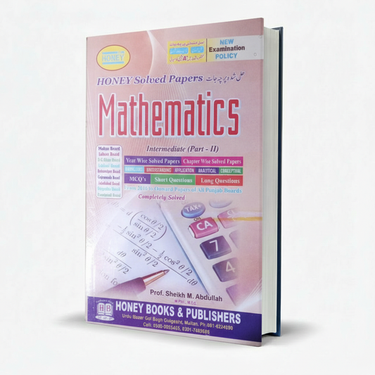Honey Smart Syllabus & Solved Model Papers Mathematics Class 12th MKG