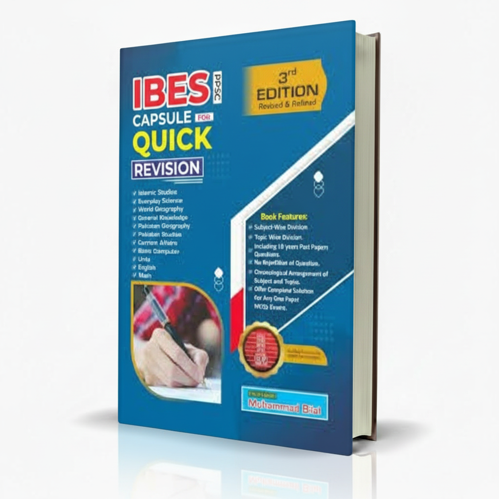 IBES PPSC Capsule Quick Revision by Prof Muhammad Bilal - Multan kitab Ghar
