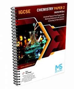 IGCSE Chemistry Paper 2 (0620) MCQ Unsolved Past Papers by MS Books – Exam Practice Resource - MKG