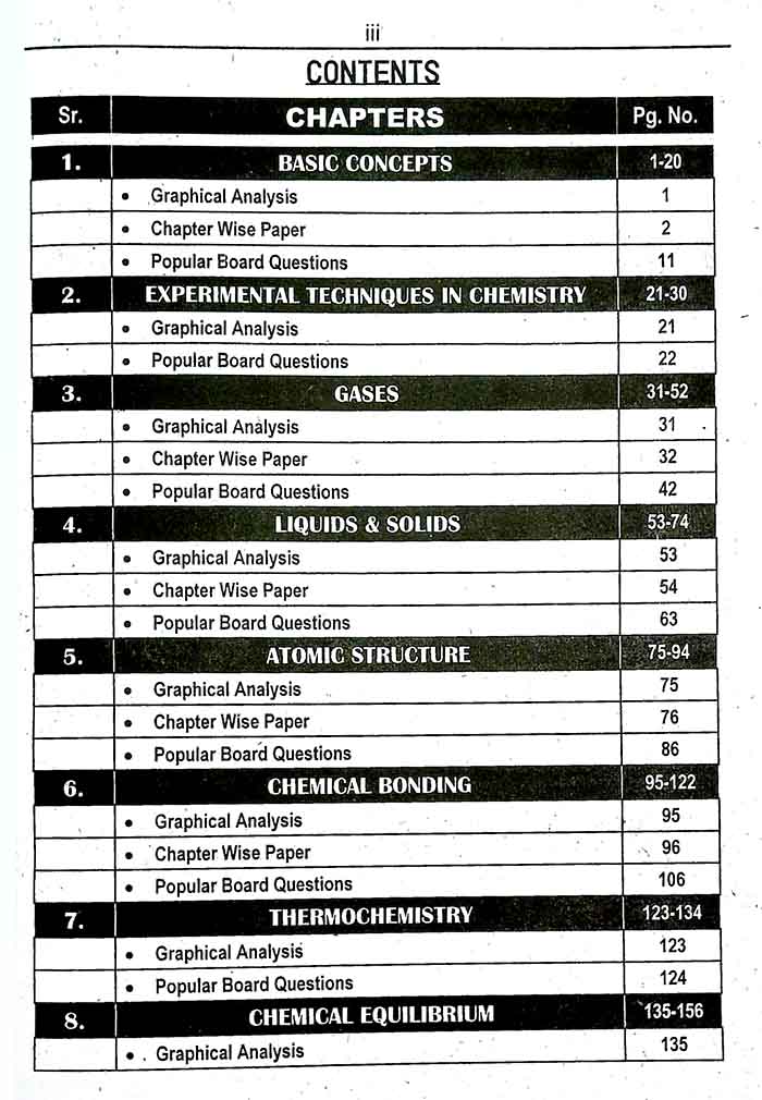 ILMI Chemistry up to date Papers For Class 11 By ILMI Kitab Khana Multan Kitab Ghar