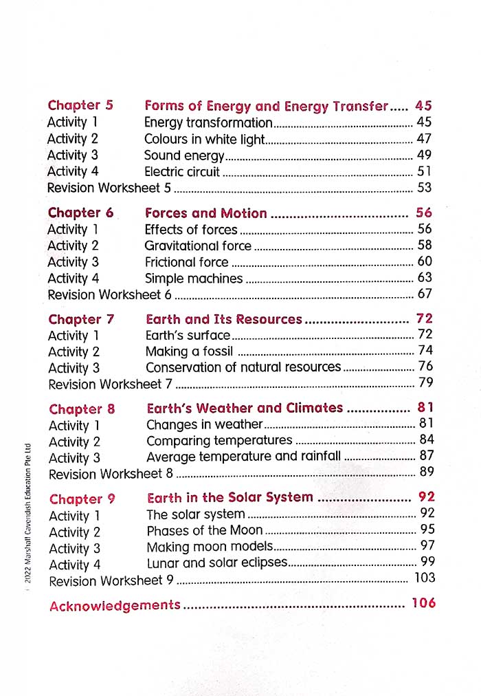New Science Connection Workbook Grade 4 – Marshall Cavendish Education