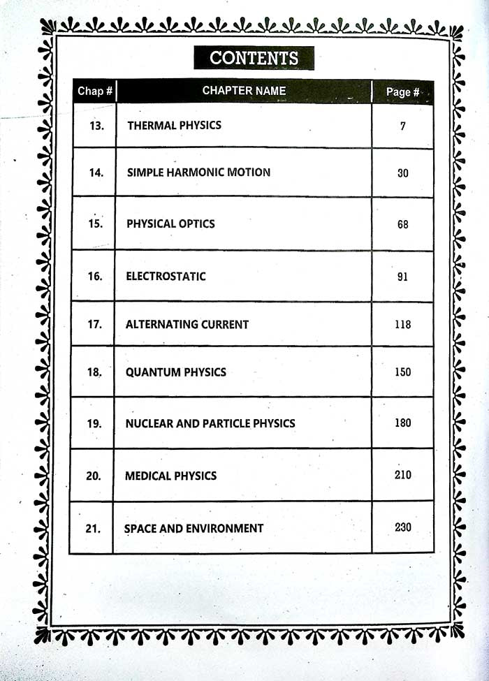 WAK Series Physics Golden Notes Class 12 – Punjab & AJK Boards By Prof. Hassaan Fareed