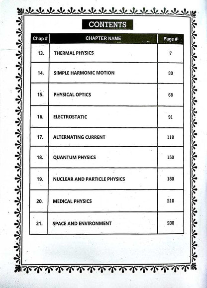 WAK Series Physics Golden Notes Class 12 – Punjab & AJK Boards By Prof. Hassaan Fareed