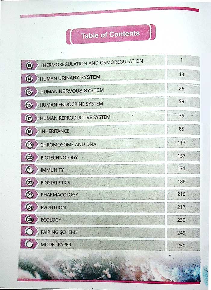 Biology 12 by PECTAA – Punjab Textbook Board Latest Edition