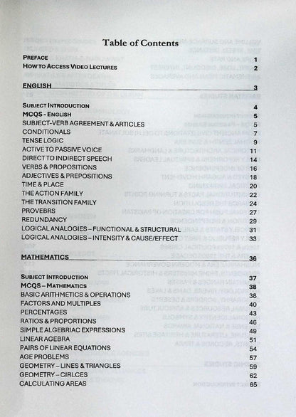 Elements of One Paper Preparation Guide for FPSC, PPSC, SPSC, KPPSC & BPSC