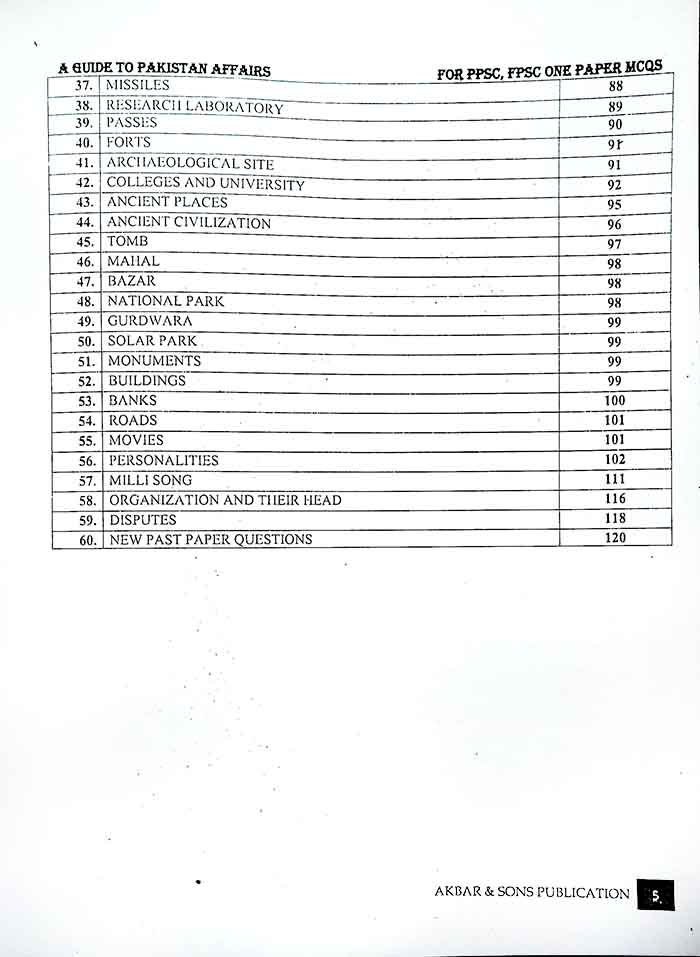 A Guide to Pakistan Affairs for PPSC, FPSC by M Shahid Akbar Contents 2 MKG